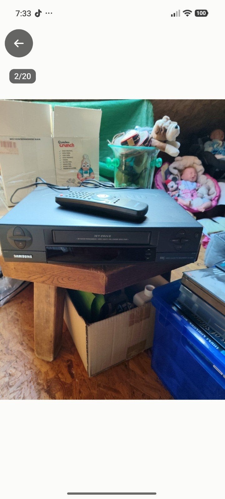 VHS Video recorder, Audio, Tv en Foto, Ophalen, Samsung