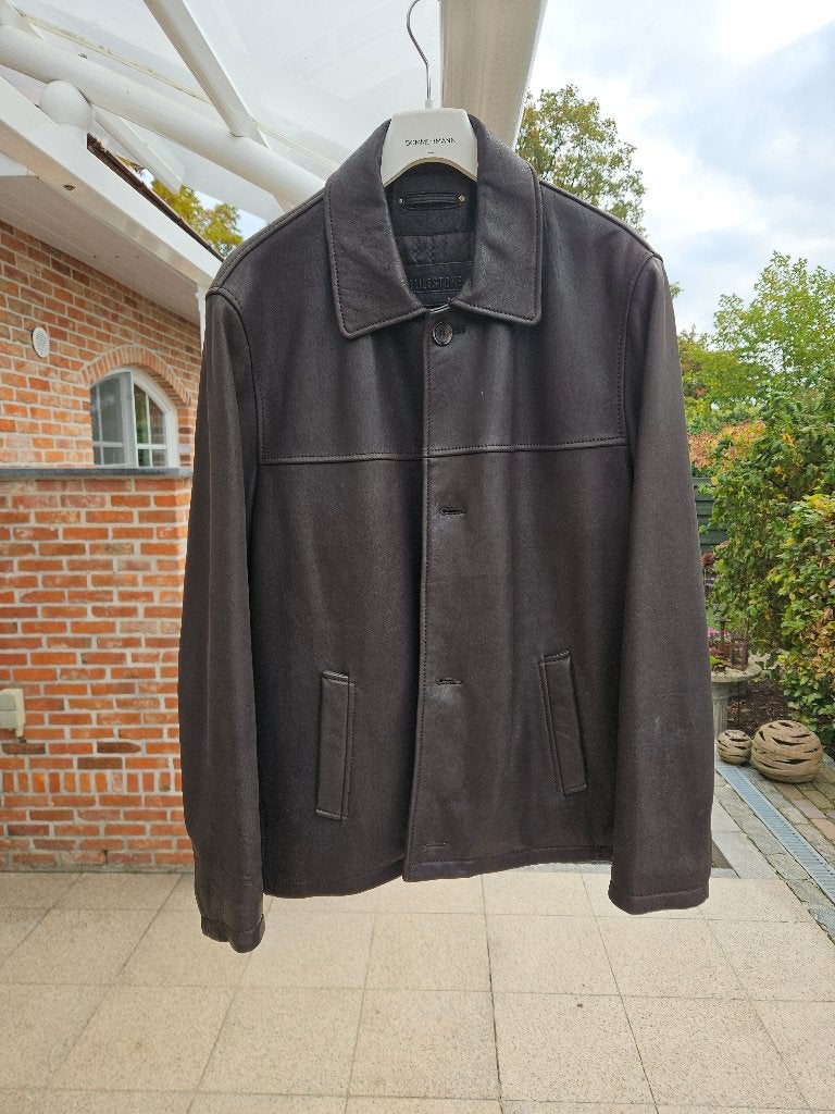 Zeer mooie lederen jas, Ophalen, Maat 48/50 (M)
