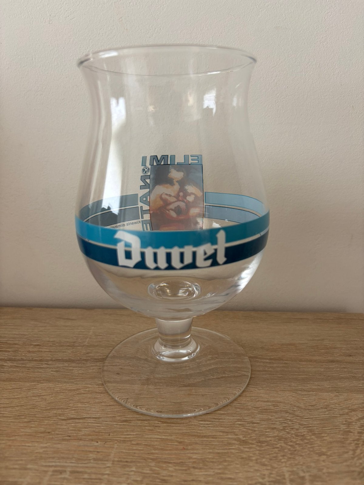 Duvel glas Eliminate, Ophalen, Zo goed als nieuw, Duvel