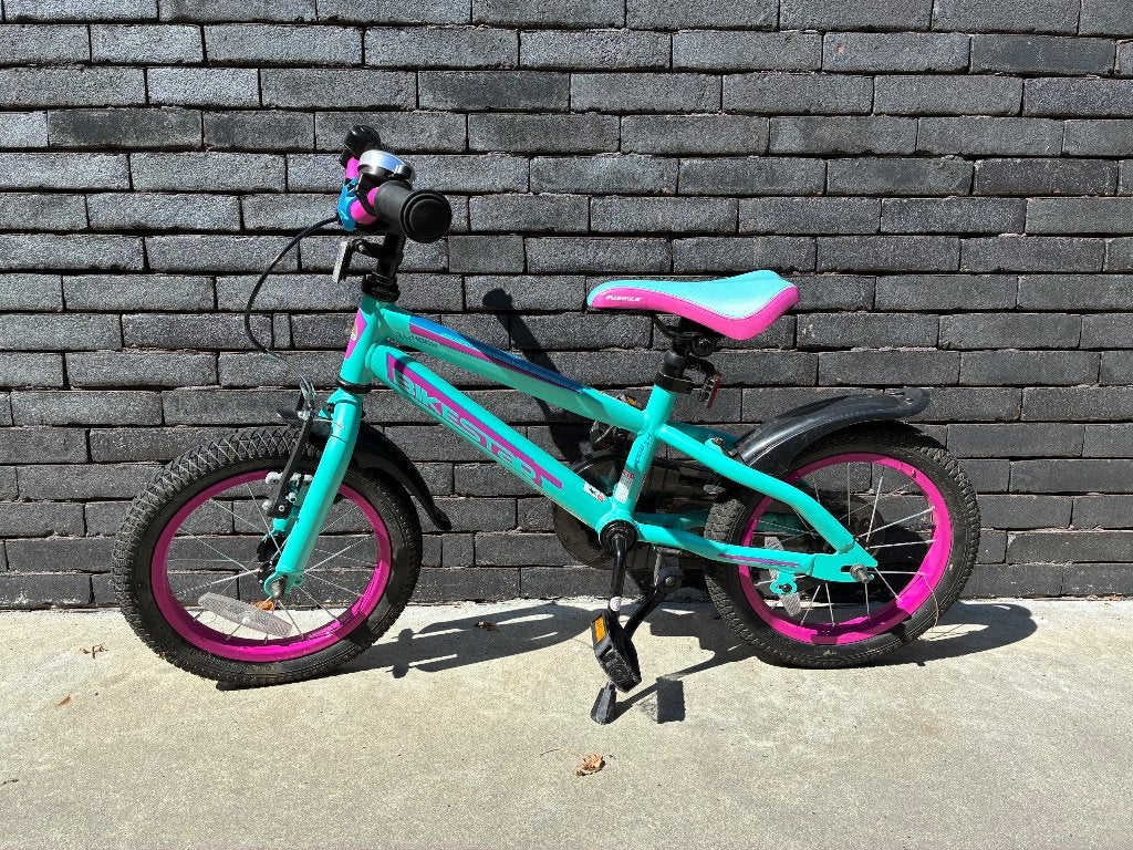 Kinderfiets 14 inch, Ophalen, Terugtraprem, Bikestar, Minder dan 16 inch