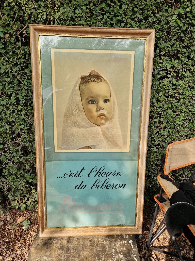 Vintage reclame foto voor Stassano Zuivelproducten, Ophalen of Verzenden