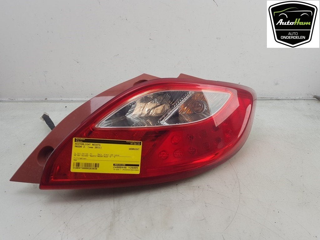 ACHTERLICHT RECHTS Mazda 2 (DE) (01-2007/06-2015), Gebruikt, Mazda