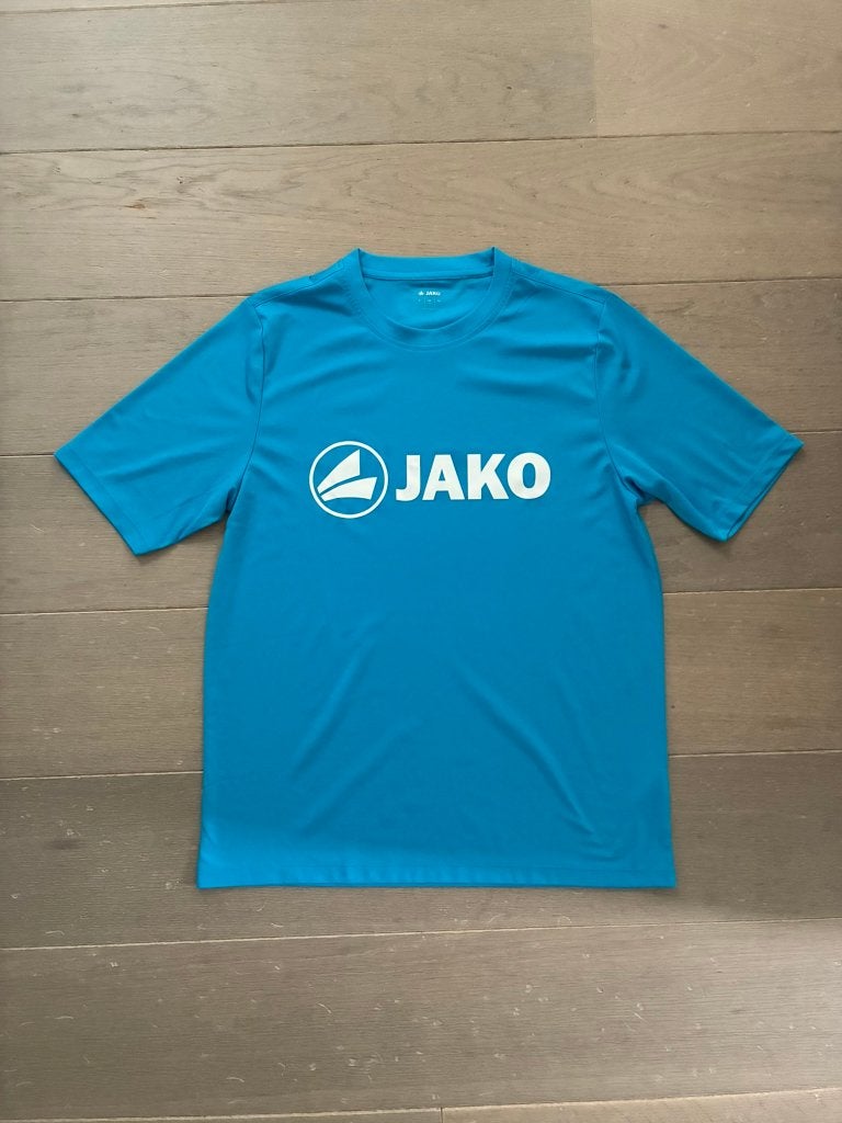 Blauwe Sport T-shirt van Jako (Maat L), Maat 52/54 (L), Blauw, Ophalen of Verzenden, Zo goed als nieuw