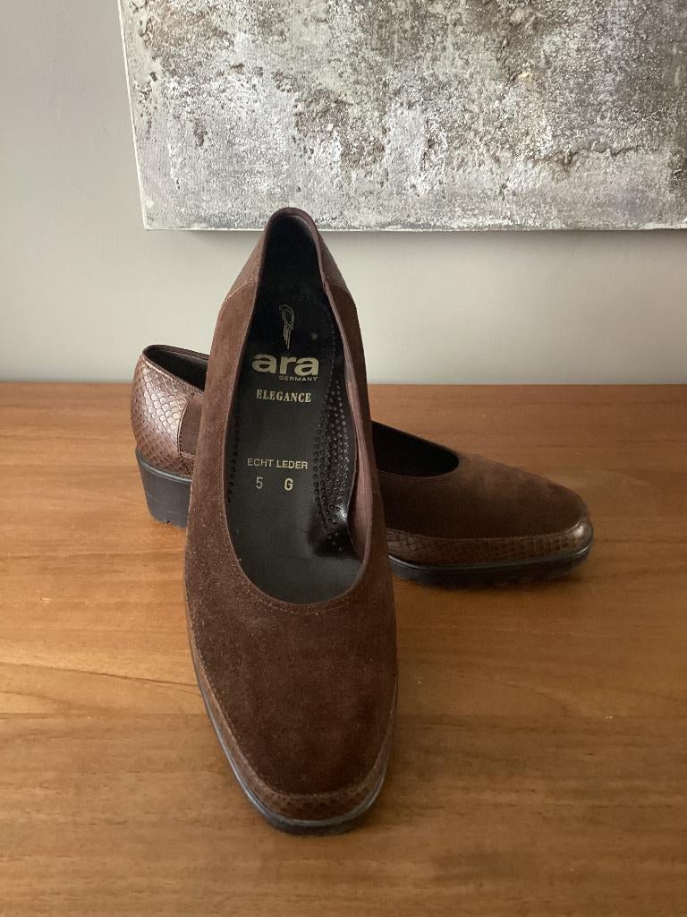 Chaussures Ara 38 marrons, Enlèvement ou Envoi, ARA  s, Comme neuf, Brun