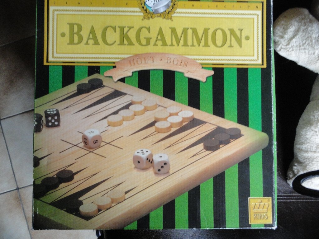 Backgammon, Een of twee spelers, Ophalen of Verzenden, Gebruikt