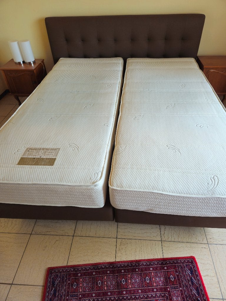 Elektrisch bed, Ophalen, Overige materialen, Verstelbaar, Bruin