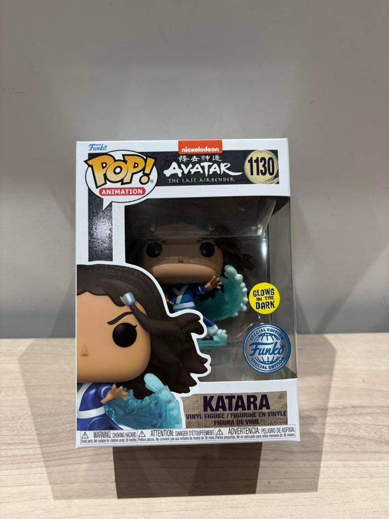 Funko Pop! Katara 1130 Avatar The Last Airbender Glow Dark, Verzamelen, Poppetjes en Figuurtjes, Ophalen of Verzenden, Zo goed als nieuw