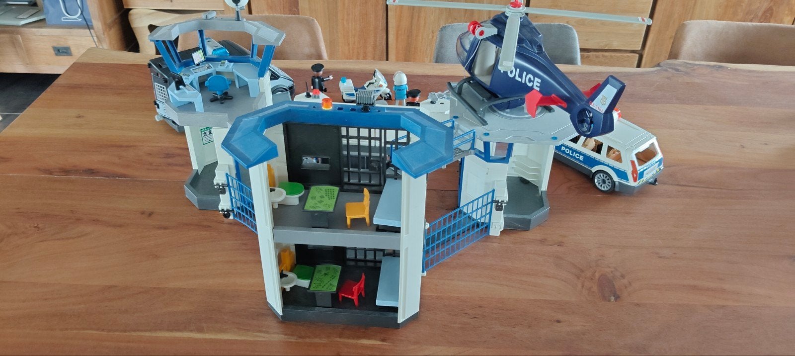 playmobil grote politie set met tal van voertuigen, Ophalen of Verzenden