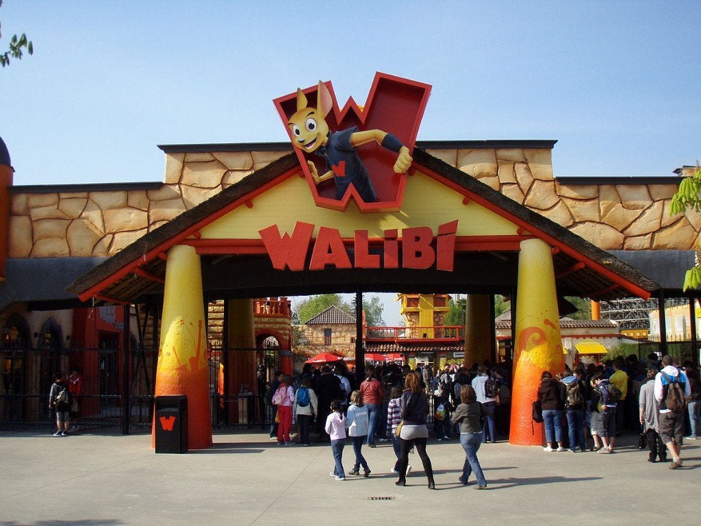 entrées walibi  non daté  4  (ou2), Tickets & Billets, Trois personnes ou plus