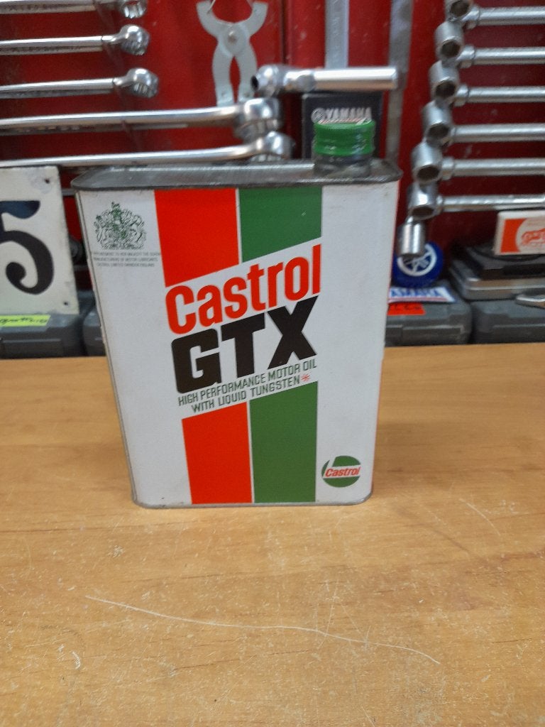 ancien bidon huile vide castrol gtx, Envoi, Utilisé, Autres types