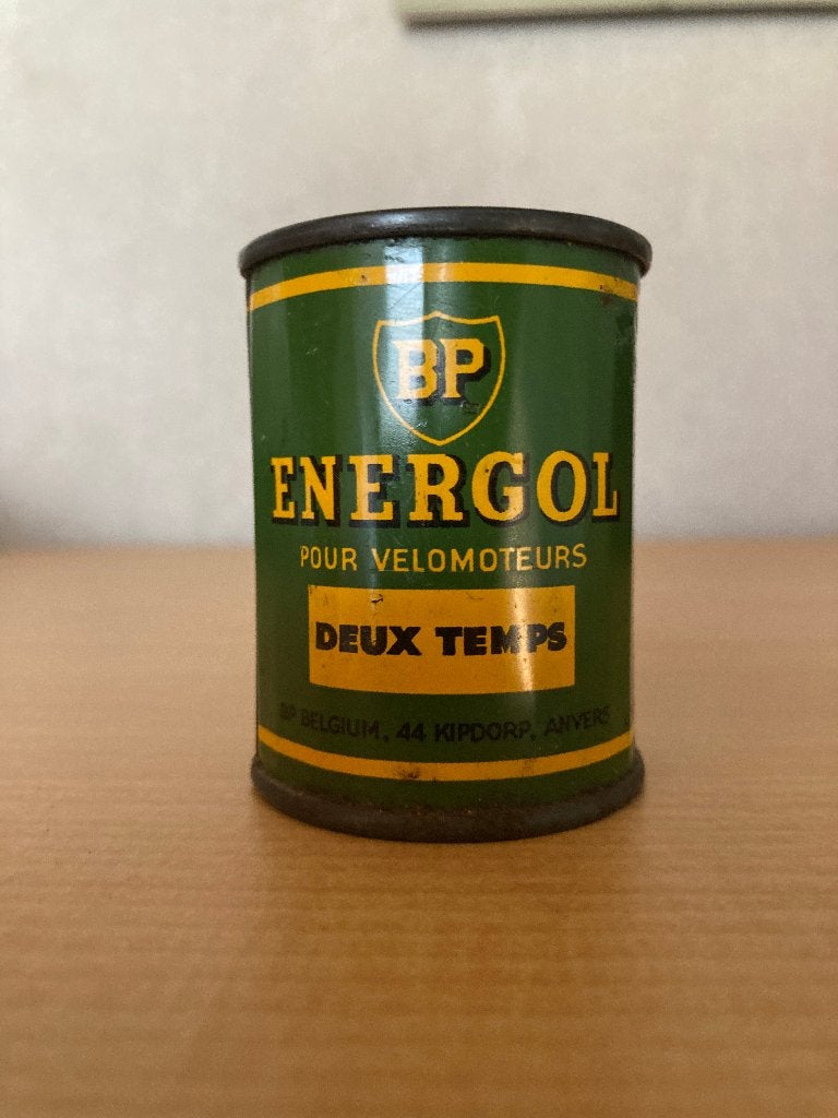 energol tweetakt mini olie blikjes voor 1L benzine ongeopend, Verzamelen, Overige Verzamelen, Ophalen of Verzenden, Zo goed als nieuw