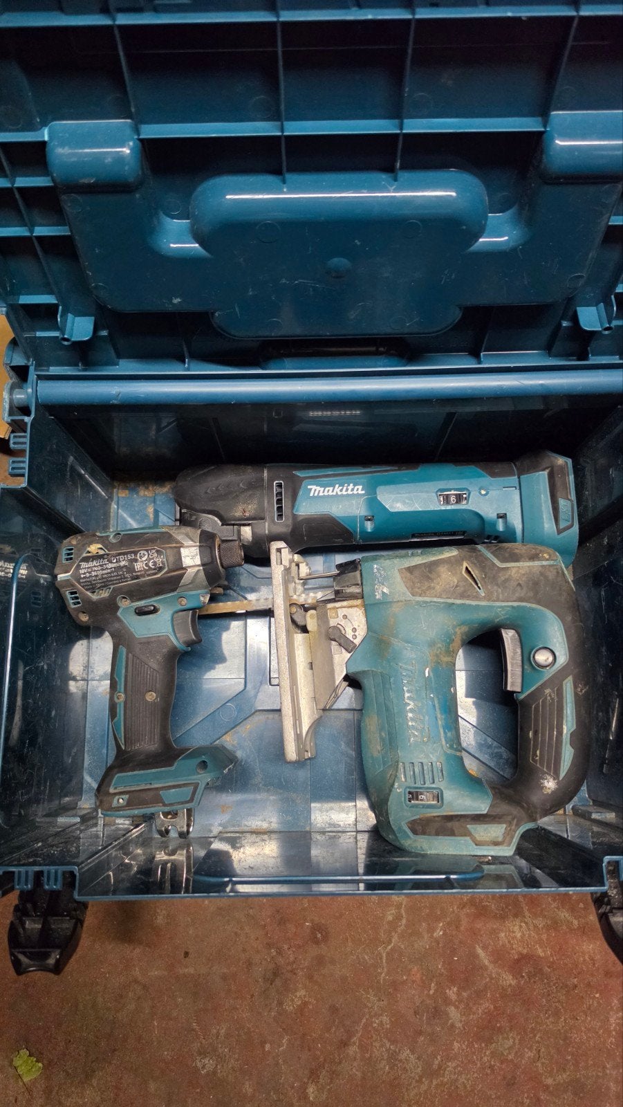 makita set, Doe-het-zelf en Bouw, Ophalen of Verzenden, Zo goed als nieuw, Boor- en Schroefmachine