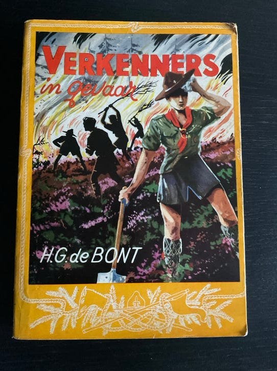 Verkenners in gevaar - H. G. de Bont, Boeken, Avontuur en Actie, Verzenden, Zo goed als nieuw