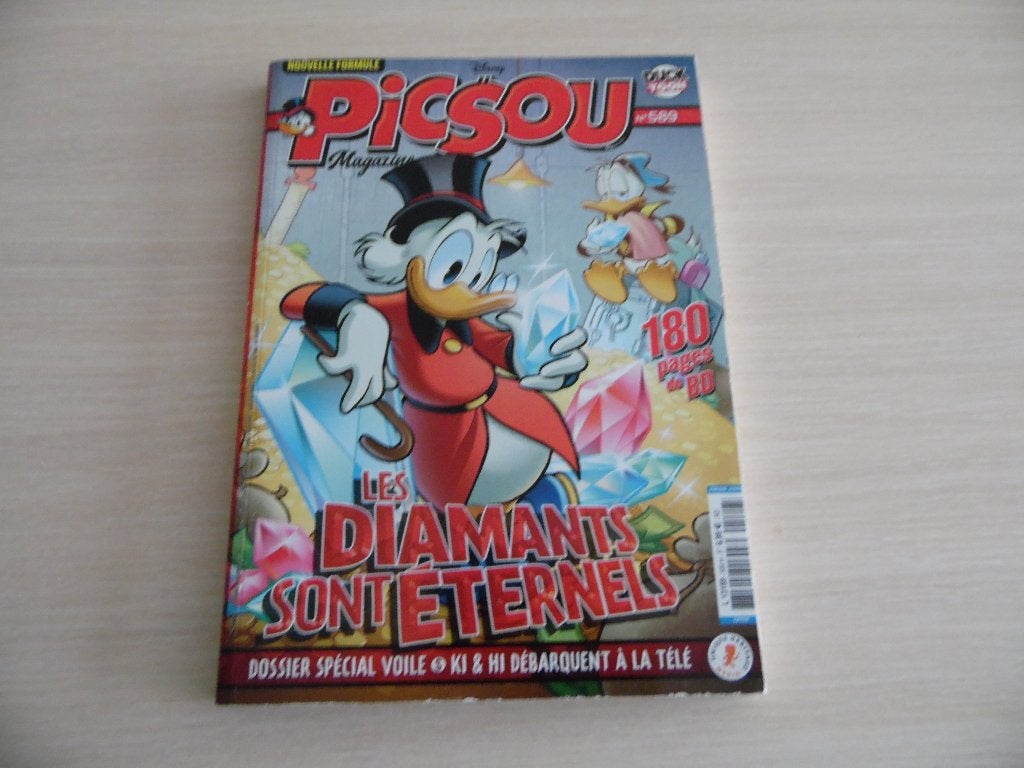 PICSOU  MAGAZINE  N° 589, Ophalen of Verzenden, Zo goed als nieuw, Eén stripboek, WALT DISNEY