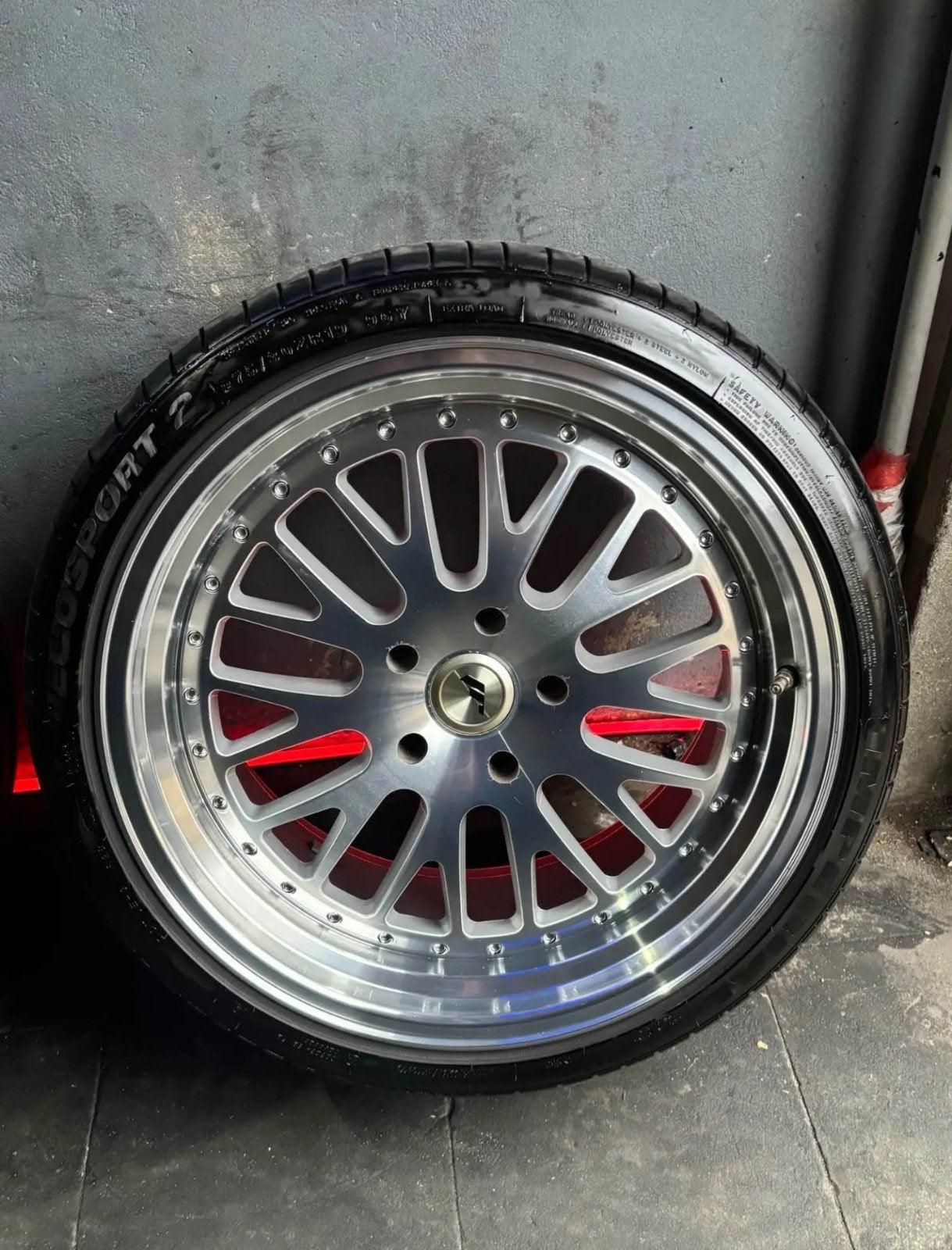 BMW 19 Inch 5x120 JR23 Japan racing velgen breedset, Auto-onderdelen, Banden en Velgen, 245 mm, Band(en), Zomerbanden, Ophalen
