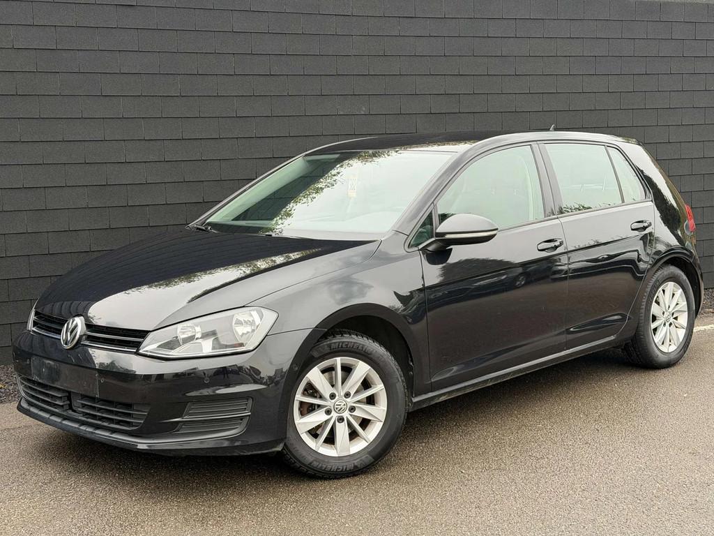 Volkswagen Golf 1.6 TDi+NAVI+AIRCO+JANTES+EURO 5B (bj 2014), Auto's, Euro 5, Gebruikt, 4 cilinders, Zwart