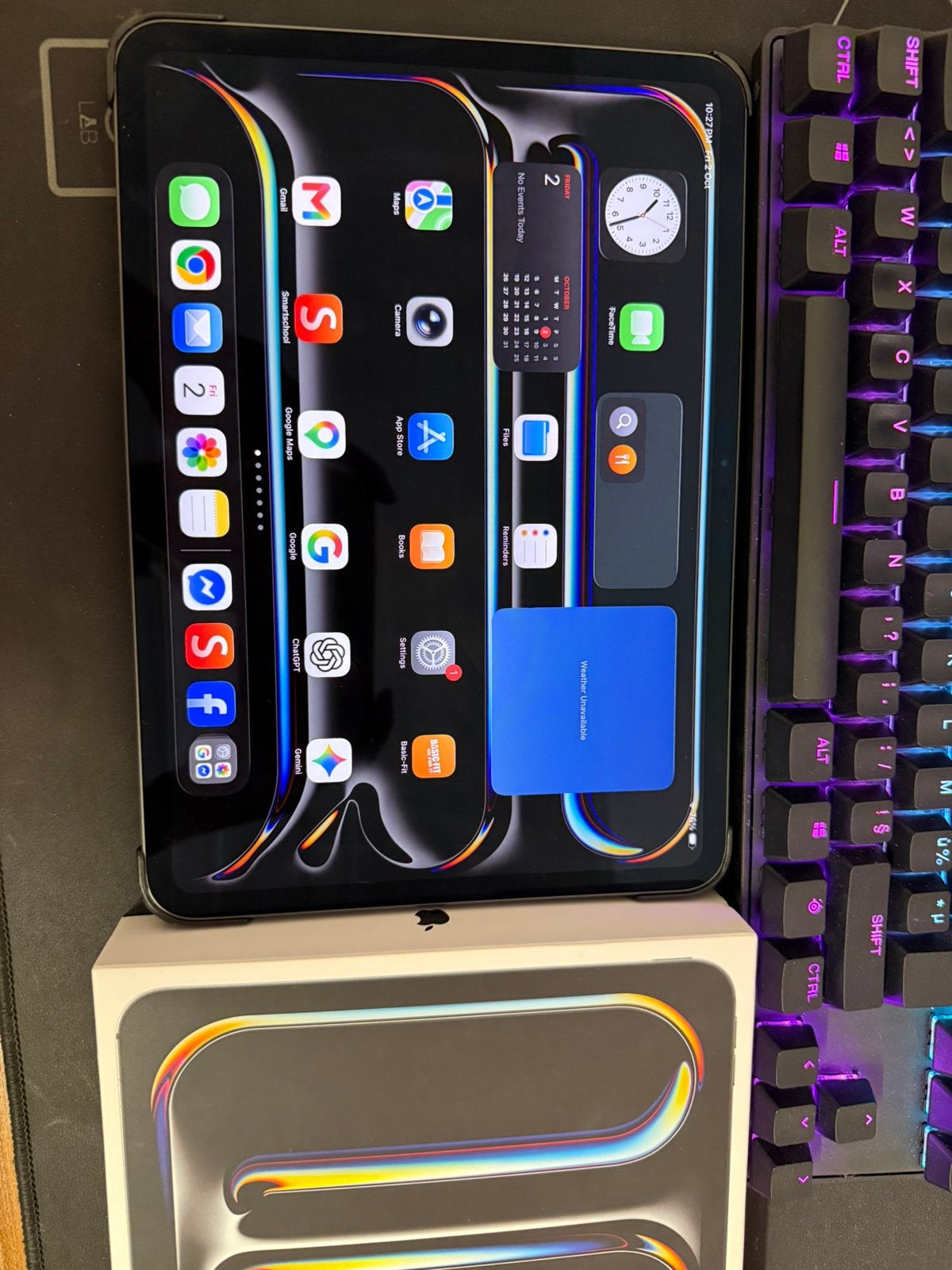 Ipad Pro M5 avec garantie, Informatique & Logiciels, Gris, 11 pouces, Comme neuf, Enlèvement