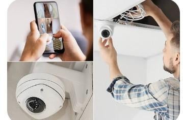 Installation caméras de surveillance intérieur extérieur