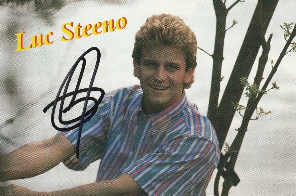 Luc Steeno - foto met handtekening - 1994, Ophalen of Verzenden, Zo goed als nieuw, Foto of Kaart, Gesigneerd