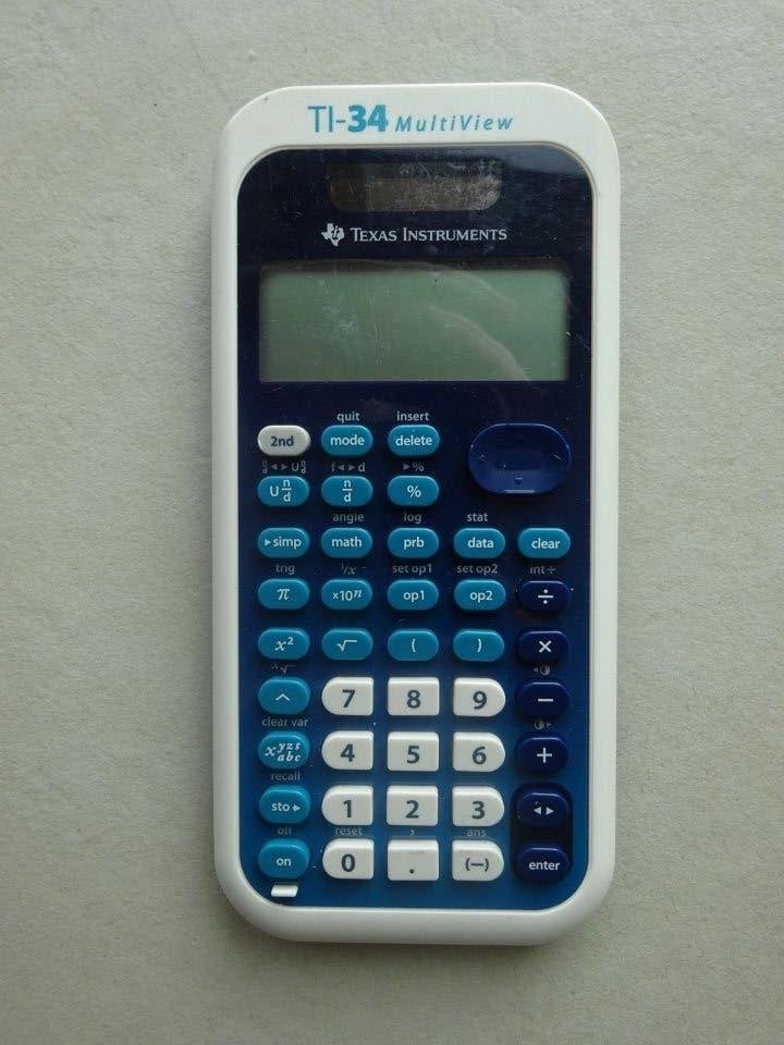 Texas Instruments TI-34 MultiView rekenmachine, Diversen, Ophalen, Zo goed als nieuw