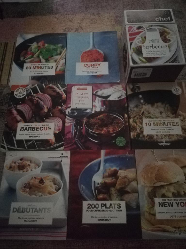 livres de cuisine « Marabout collection » 1 euro pièce, Enlèvement, Utilisé