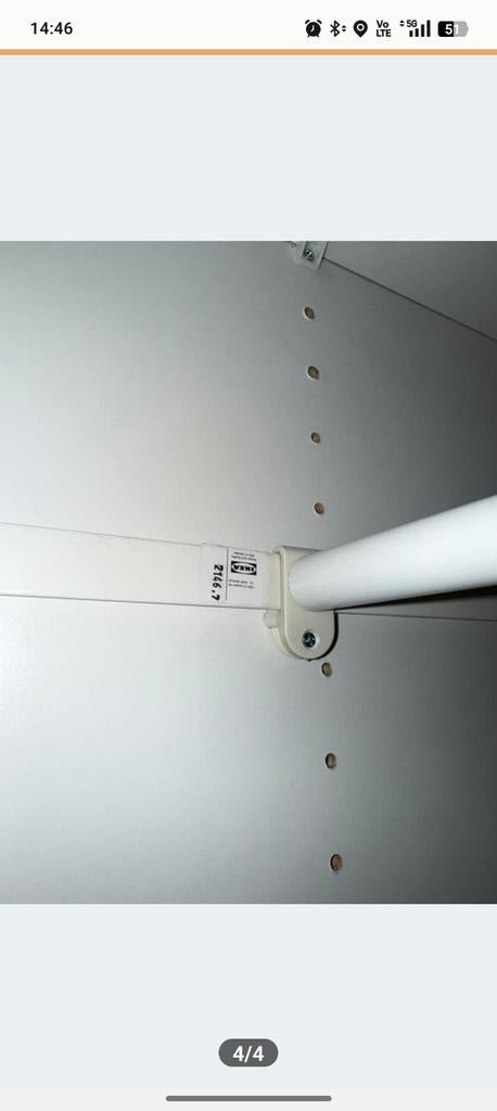 Ikea witte paxkast met schuifdeuren in goede staat., Ophalen of Verzenden