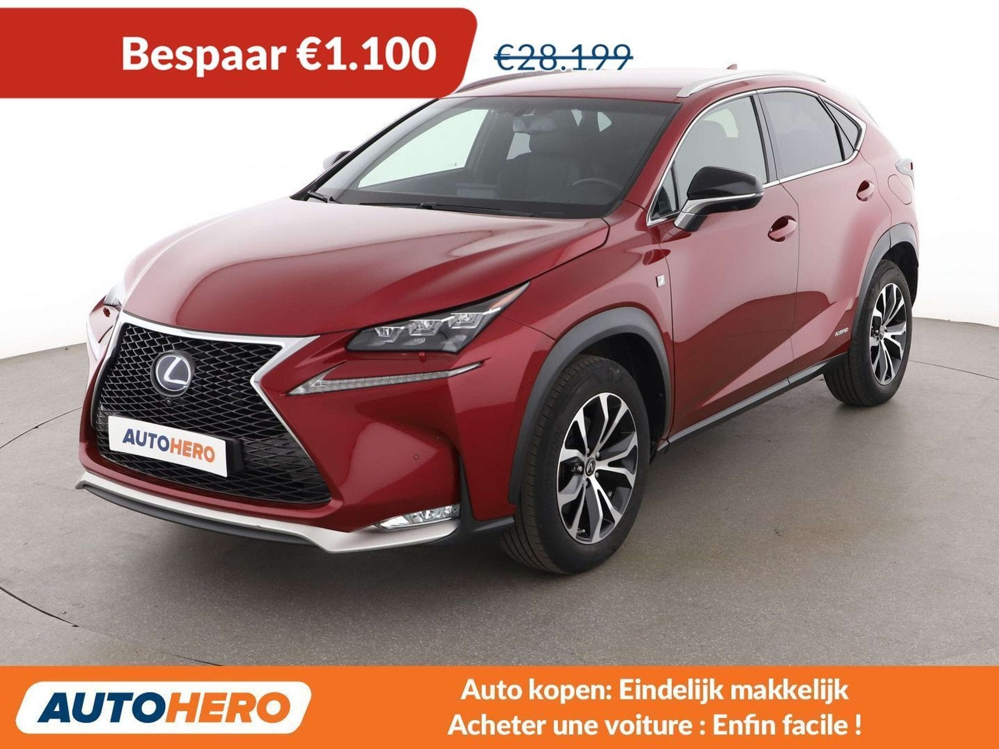 Lexus NX 300h NX 300h E-Four F Sport (bj 2017, automaat), 197 pk, 145 kW, Gebruikt, Zwart