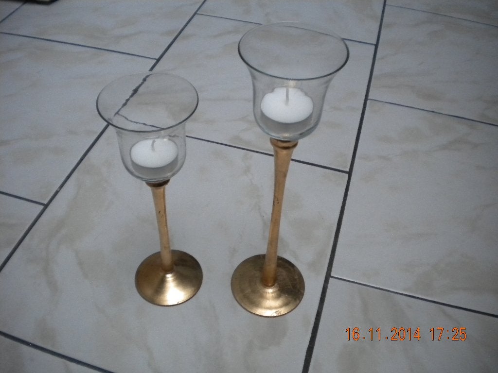 Partytheelichthoudertjes + Mini tafel-/kastbeschermers, Ophalen
