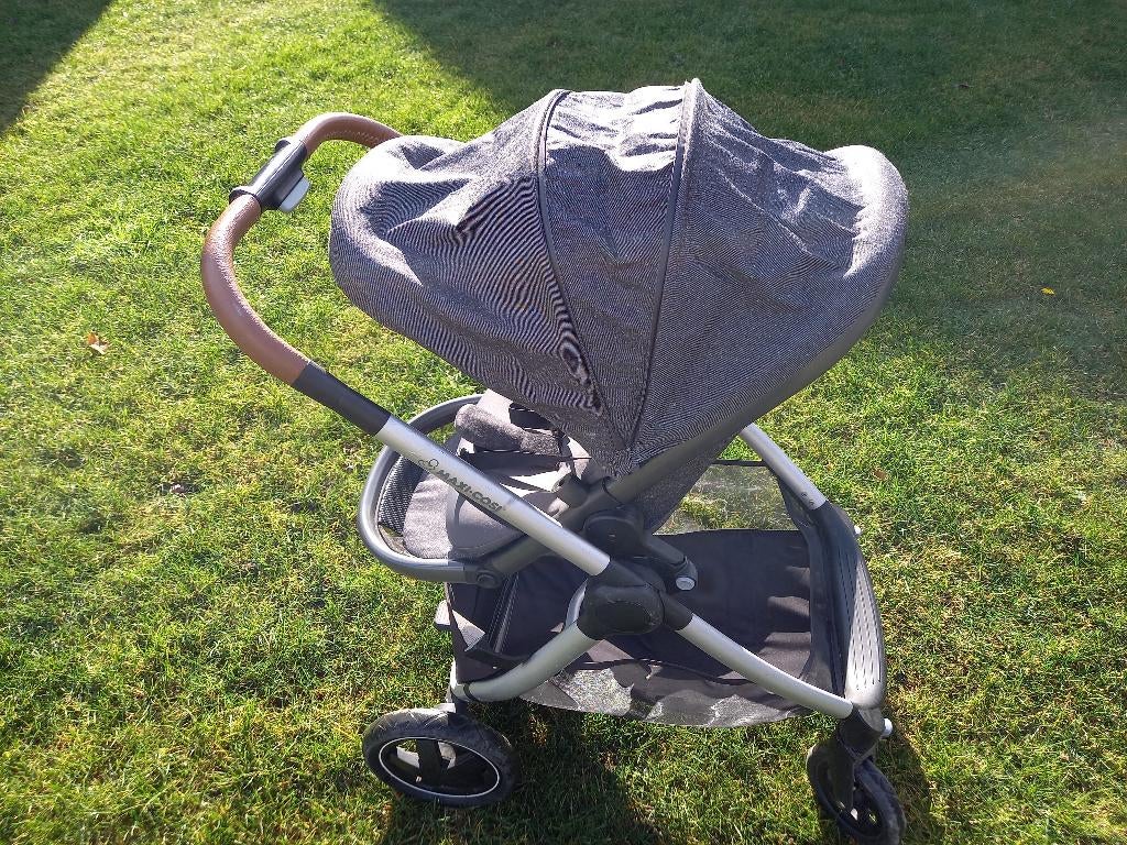 Kinderkoets stroller Maxi Cosi Nomad Grey, Ophalen, Gebruikt, Verstelbare duwstang, Combiwagen