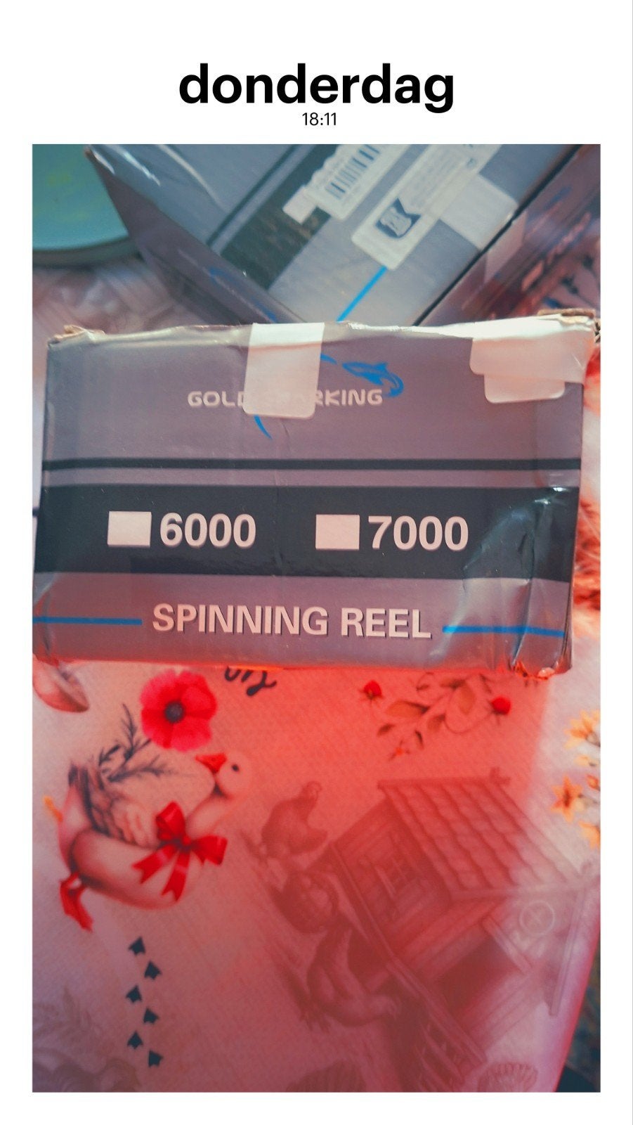 gold*sharking 7000, Watersport en Boten, Hengelsport | Karpervissen, Ophalen of Verzenden, Nieuw, Werphengel