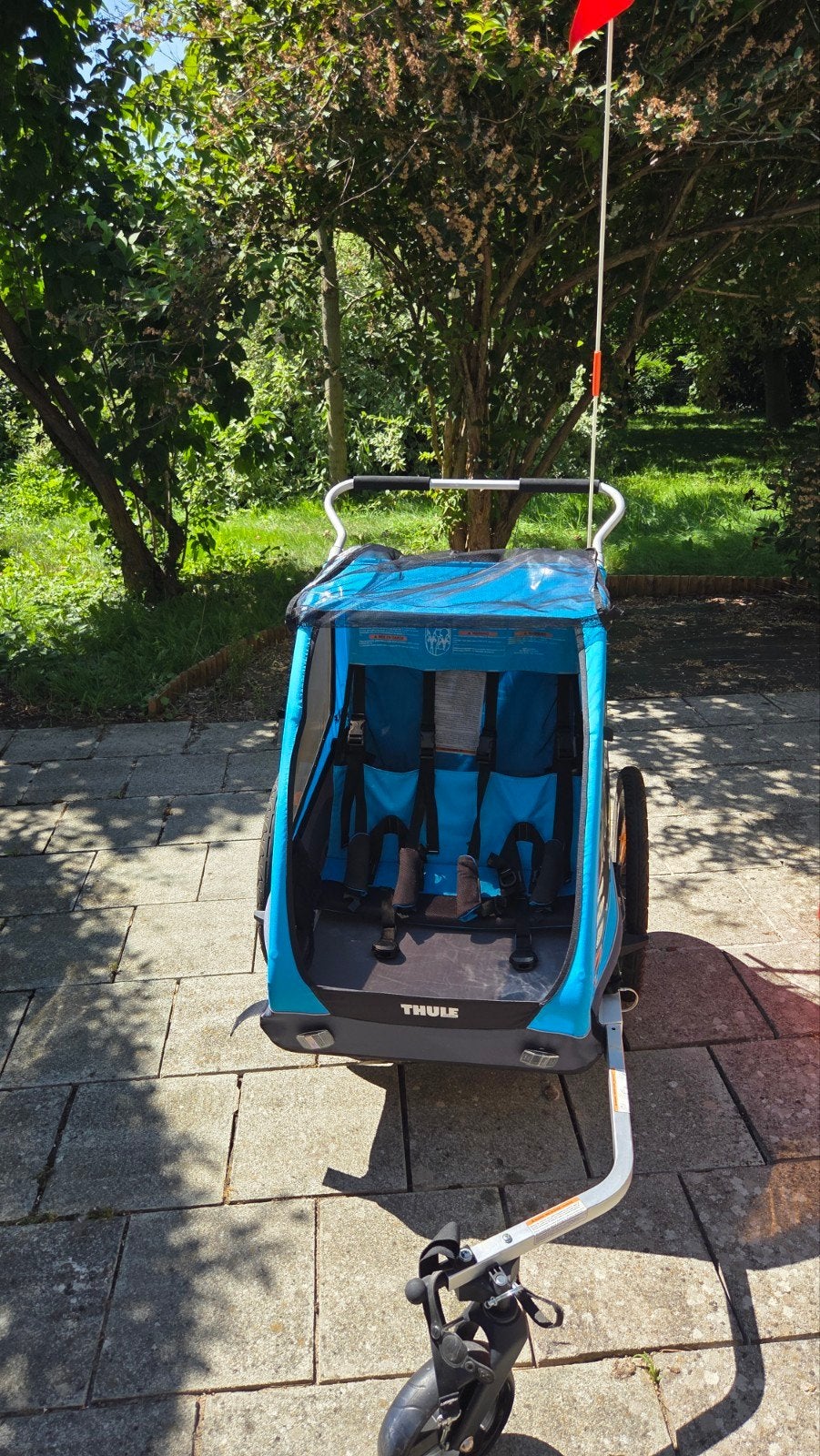 Thule Coaster XT - pour 1 ou 2 enfants, Pliable, 20 à 40 kg, Comme neuf, Enlèvement