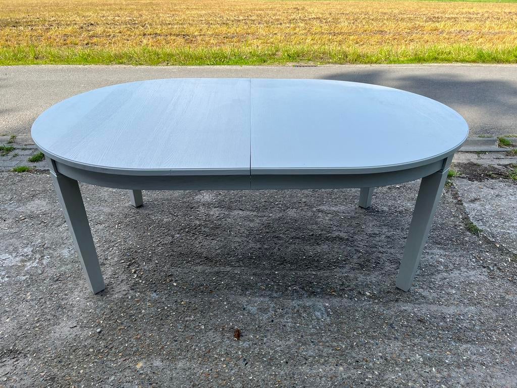 Ovale eettafel met 2 uitbreidingsstukken uitschuifbaar, Enlèvement