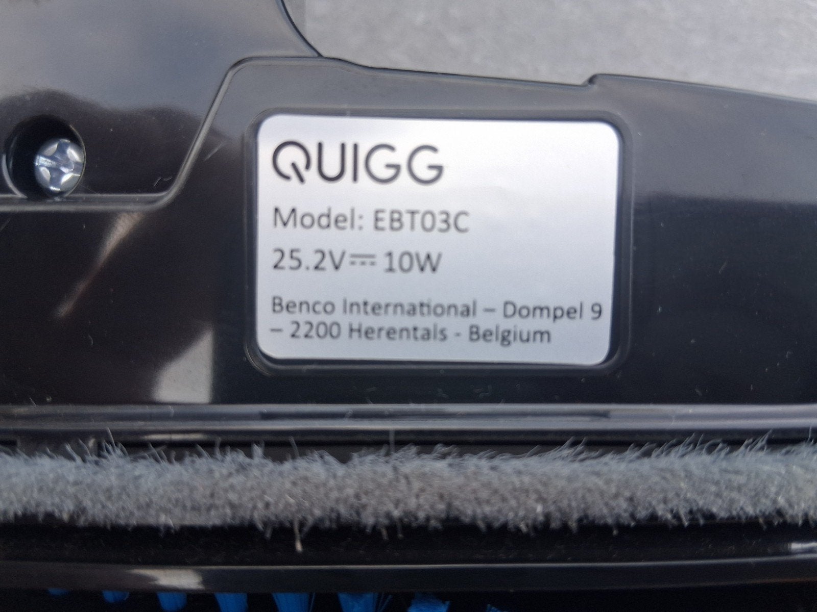 Brosse plate aspirateur QUIGG, Electroménager, Neuf, Réservoir, Aspirateur balai, Autres marques