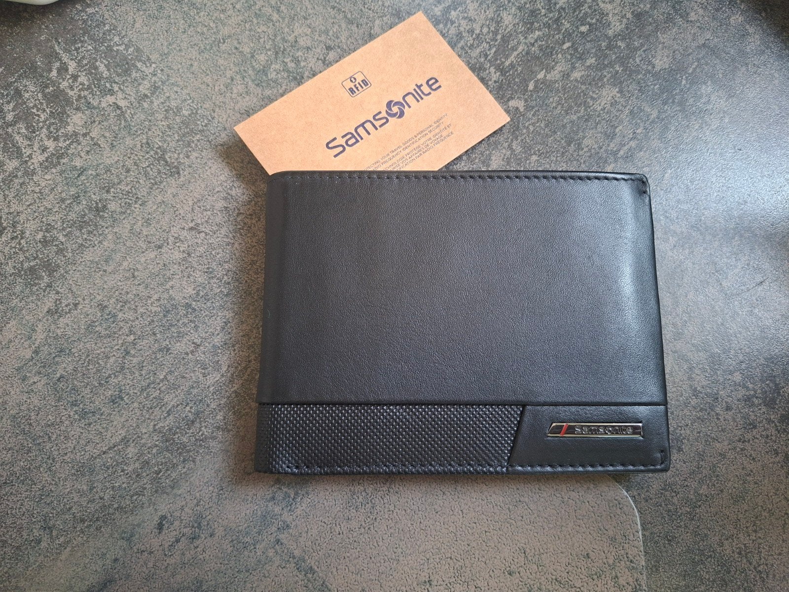 Originele Samsonite Pro-DLX 6 Heren Portemonnee (Gloednieuw), Ophalen, Zwart