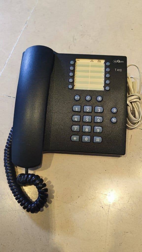 Euqom T410 analoge vaste telefoon (4 stuks), Telecommunicatie, Ophalen of Verzenden, Gebruikt