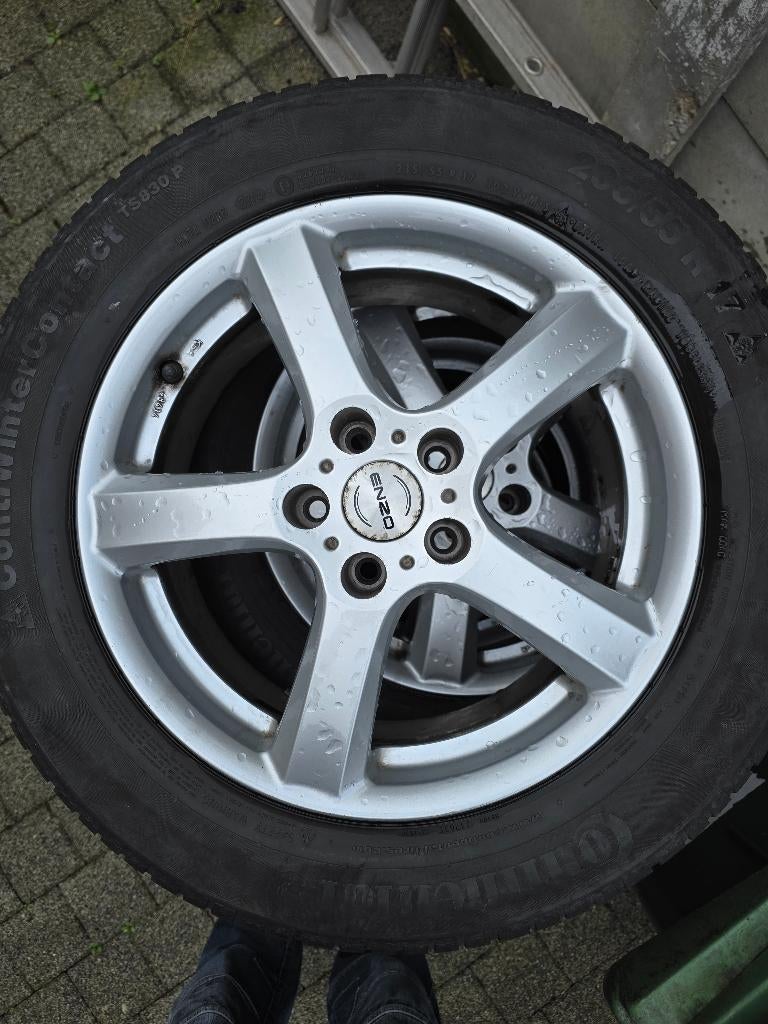 Winterwielenset 17” 5x112 ENZO – 6-7mm – €375, Autos : Pièces & Accessoires, Pneus & Jantes, Jante(s), Pneus hiver, 17 pouces