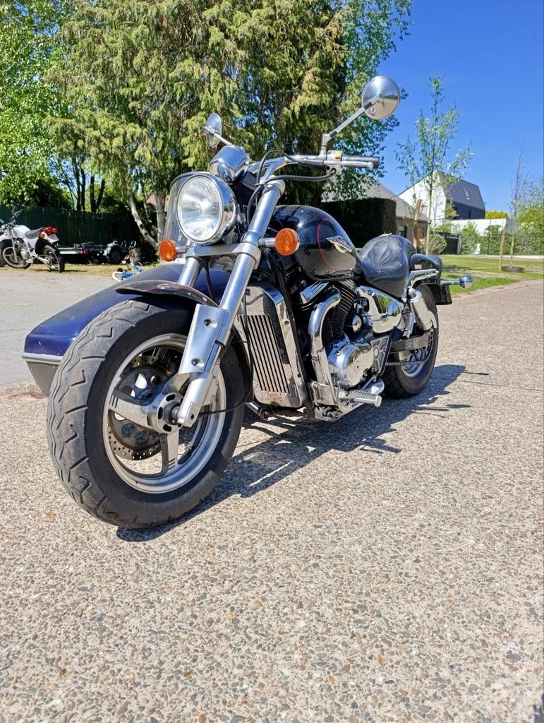 Zijspan Suzuki Marauder 850cc Oldtimer, Permis Moto A, Occasion, Chopper, 2 cylindres