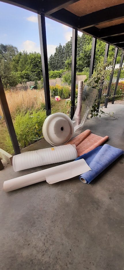 bouwmateriaal, Ophalen, Gebruikt, 5 tot 10 m², Folie