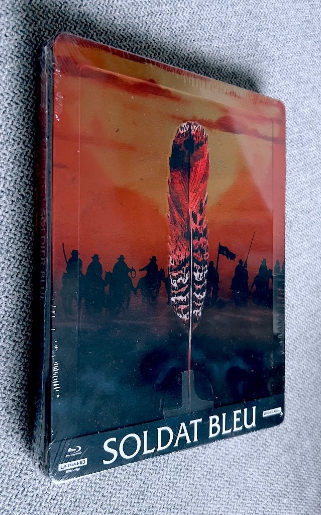 SOLDAT BLEU // STEELBOOK 4KUHD Éd.LIMITÉE // NEUF Sous CELLO, CD & DVD, Blu-ray, Neuf, dans son emballage, Aventure, Blu-ray 4K Ultra HD