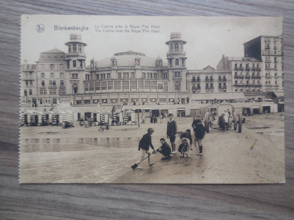 postkaart Blankenberge Casino, Ophalen of Verzenden, Voor 1920, Ongelopen, Waals-Brabant