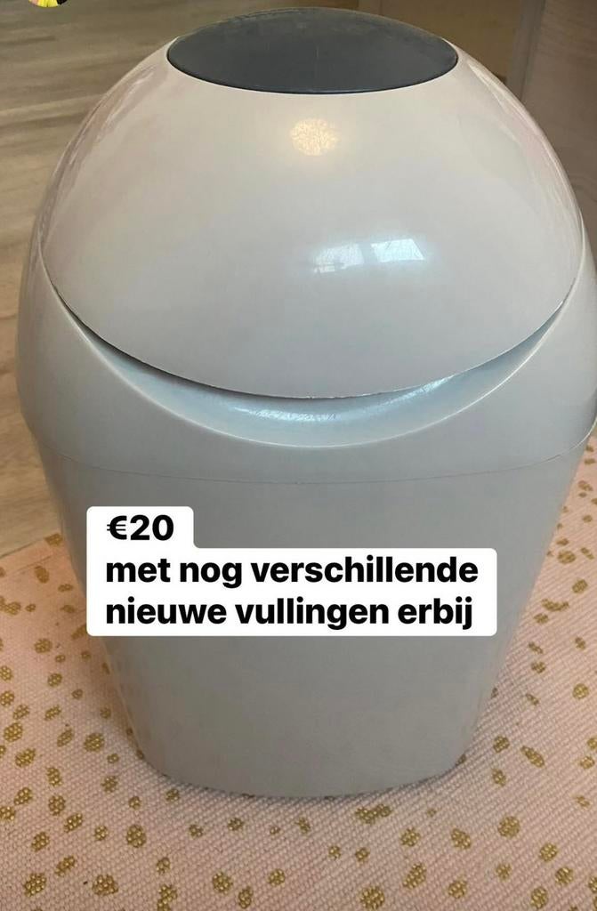 Pampervuilbak sangenic met 6 vullingen, Kinderen en Baby's, Ophalen, Zo goed als nieuw