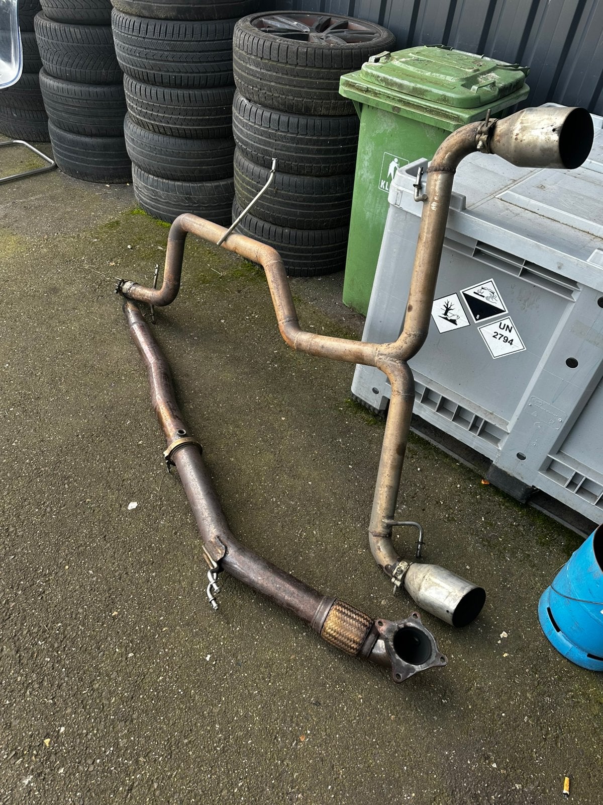 Golf 6 GTI downpipe& straightpipe 60mm, Autos : Pièces & Accessoires, Enlèvement, Volkswagen