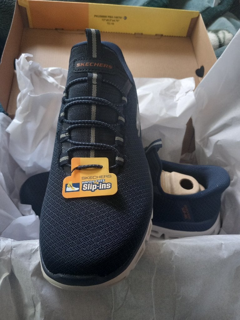 Skechers 45, Blauw, Nieuw, Ophalen of Verzenden, Sneakers