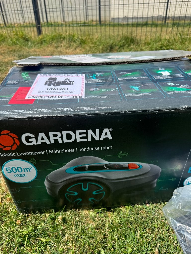 Robot jardin Gardena, Tuin en Terras, Robotmaaiers, Gebruikt, Ophalen