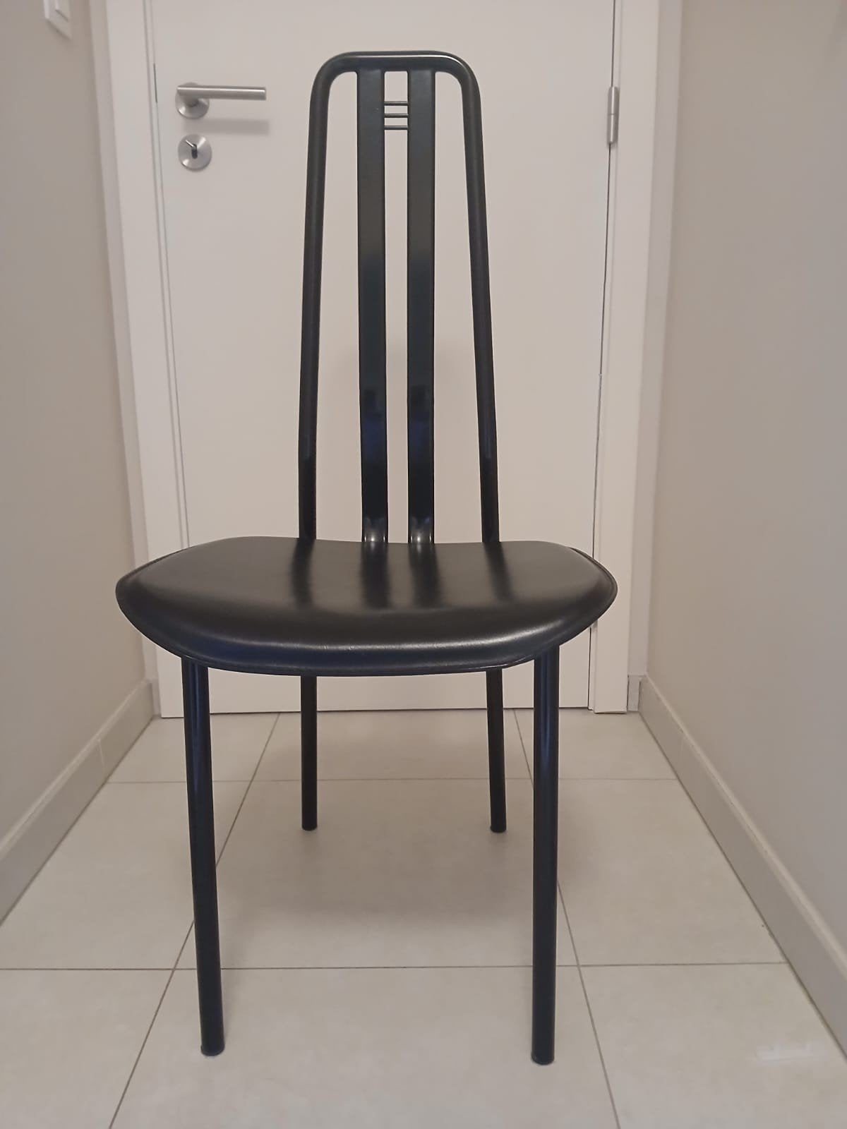 6 Italiaanse stoelen CIDUE BLUE LABEL 1971. Tafel inbegrepen, Ophalen