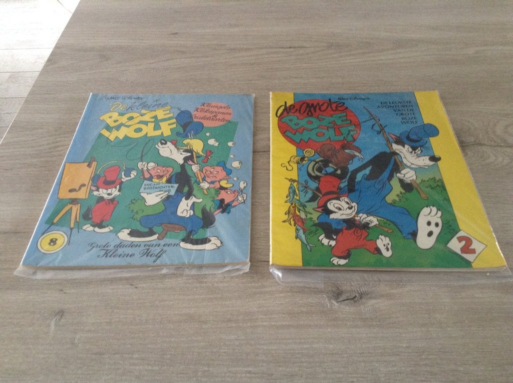 Walt Disney Boze wolf verschillende strips, Boeken, Meerdere stripboeken, Ophalen of Verzenden, Zo goed als nieuw, Walt Disney