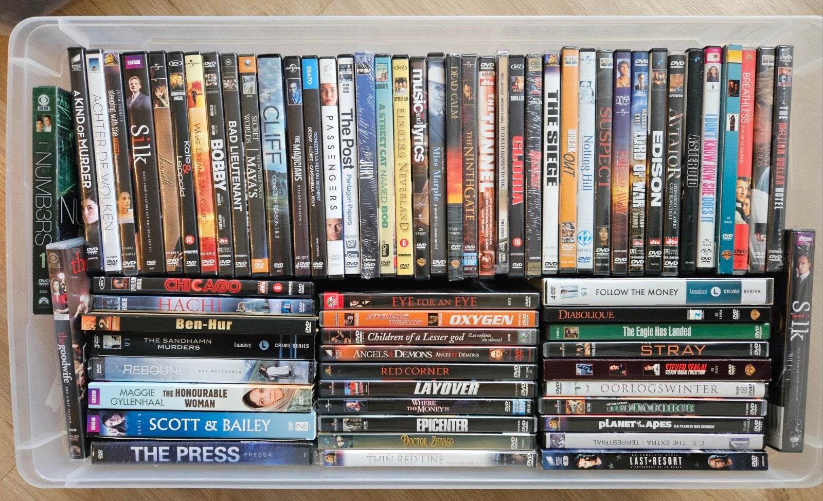 DVD's in bulk, Enlèvement