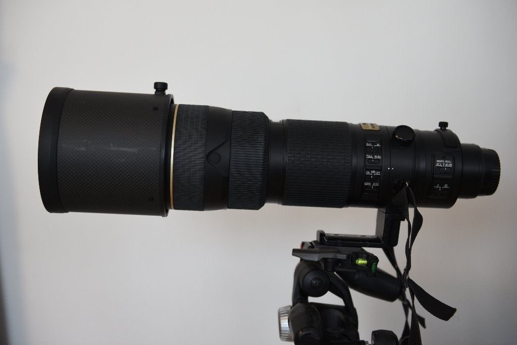Nikon telezoomlens, Hobby en Vrije tijd, Ophalen, Gebruikt