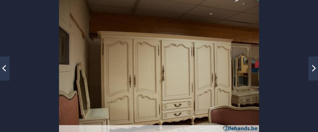 Complete Slaapkamer - Antiek Belgisch Houtsnijwerk met hand, Huis en Inrichting, Slaapkamer | Complete slaapkamers, Zo goed als nieuw