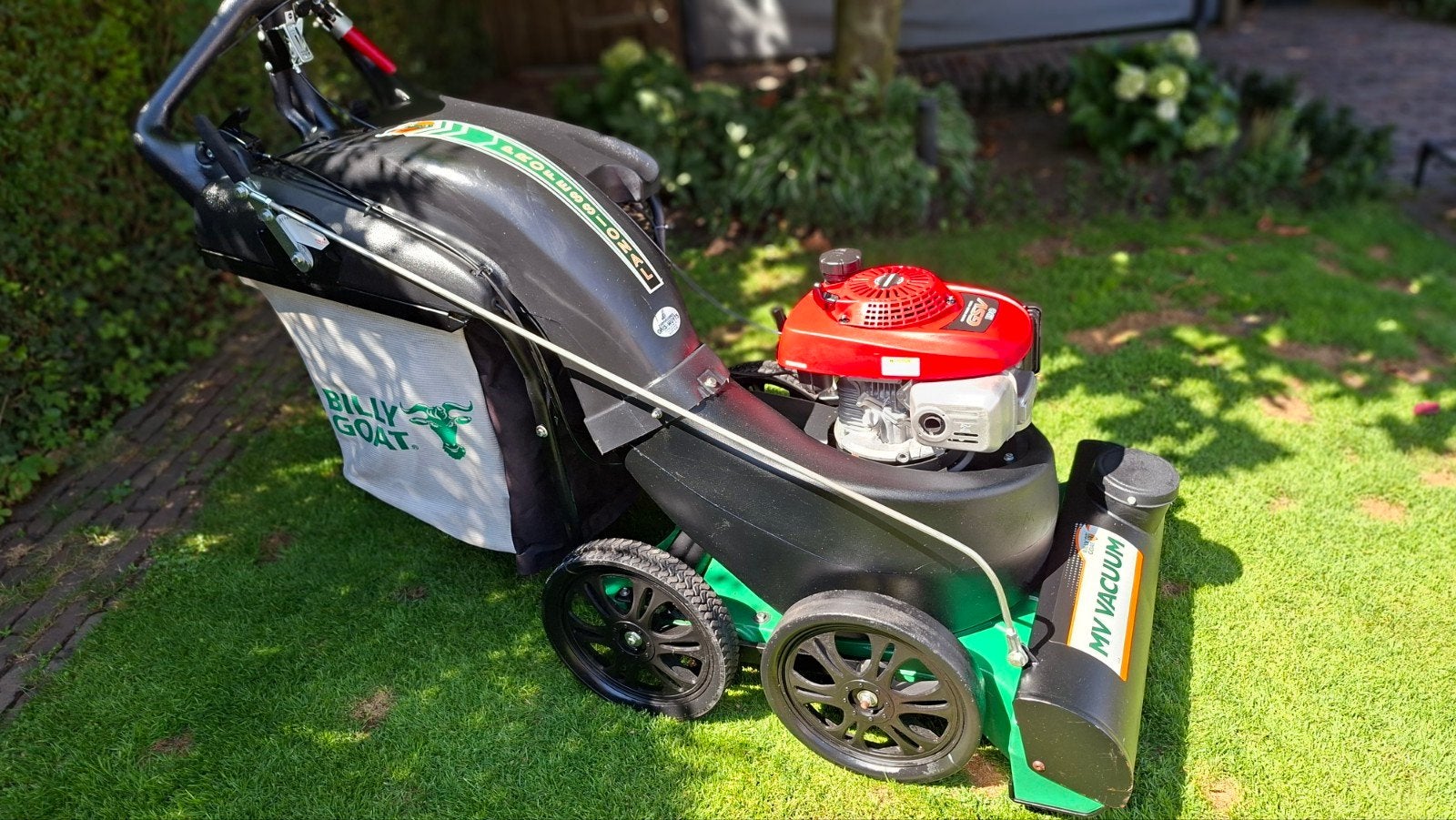 Billy goat MV 650SPHEU. bladzuiger, Tuin en Terras, Ophalen, Benzine, Handgedragen, Zo goed als nieuw